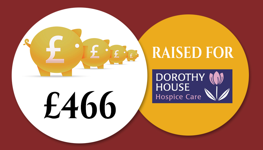 £466 raised for Dorothy House