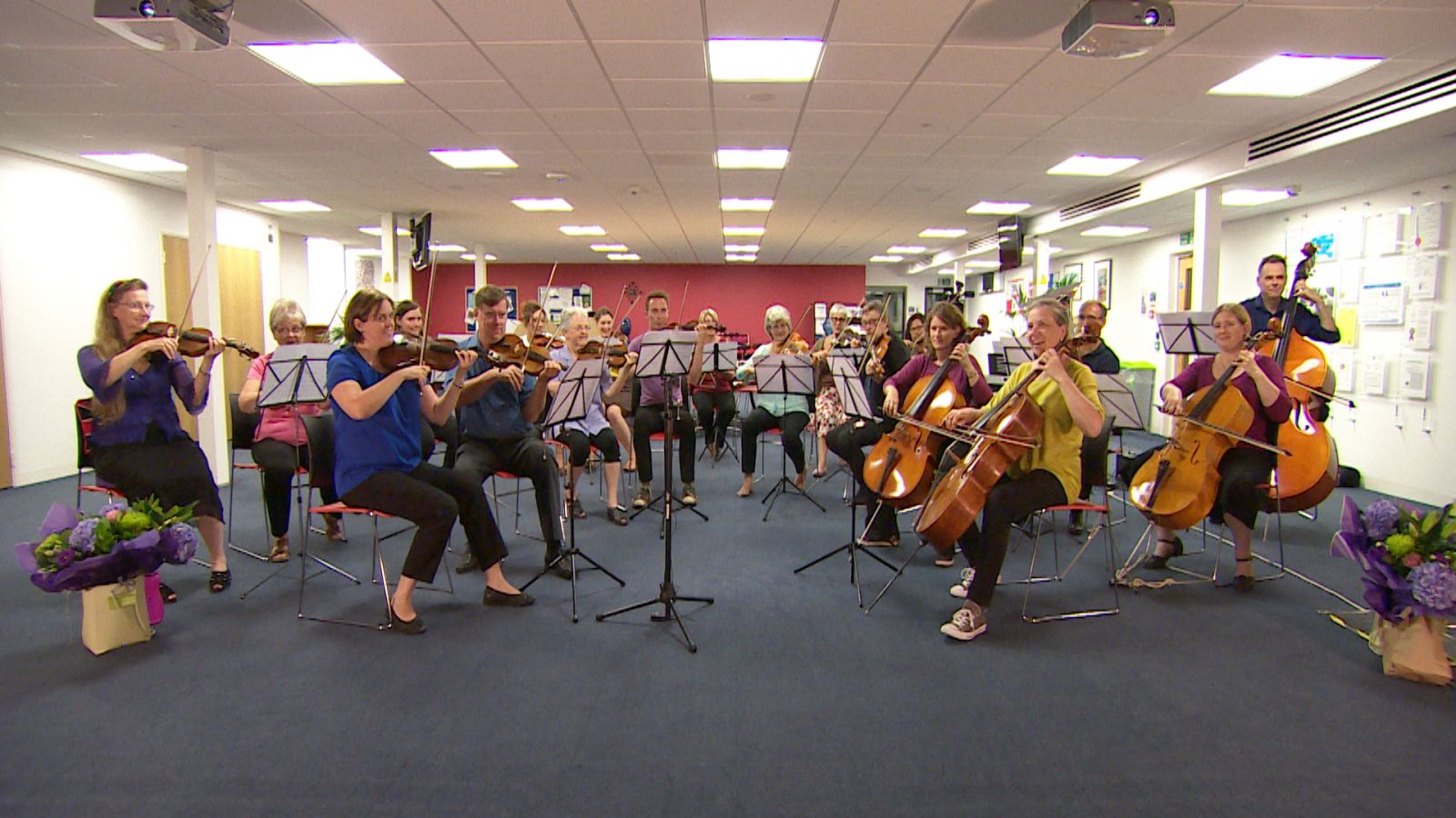 Strings Incognito recording for the BBC